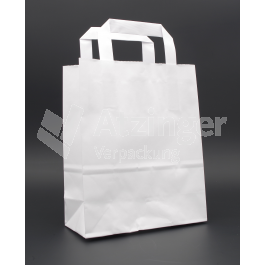 Papierhenkeltaschen weiß