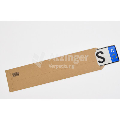 VEPATIM 25 Versandtaschen Für KFZ-Kennzeichen - 140x590mm Bis 50mm Höhe